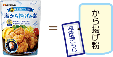 液体塩こうじでつくる「塩から揚げの素」