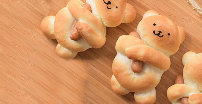 抱っこくまパン