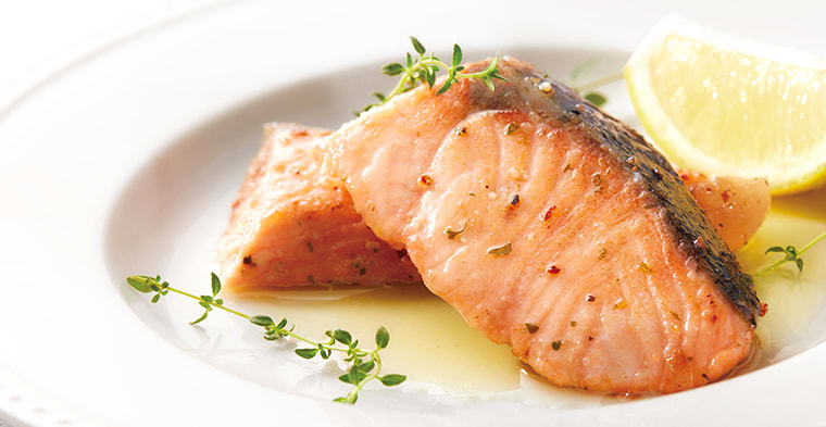 Photo of salmon meuniere