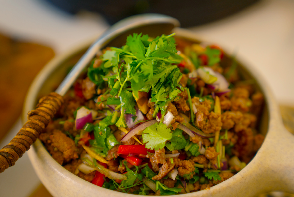 「液体塩こうじ」の柔らかラープムー